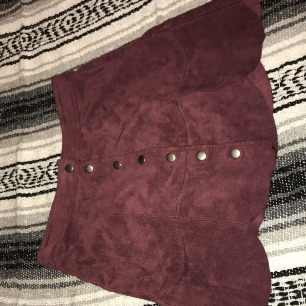 America eagle suede skirt